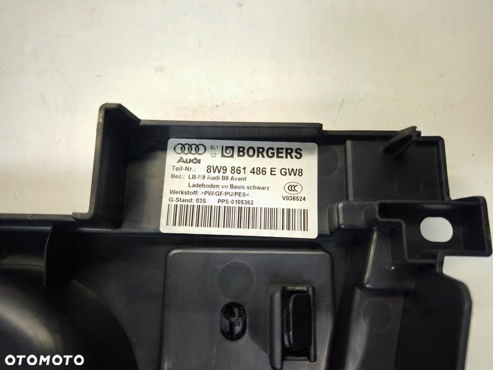 SCHOWEK BAGAŻNIKA SKRZYNKA PUSTA AUDI A4 B9 8W9861486E GW8 - 5