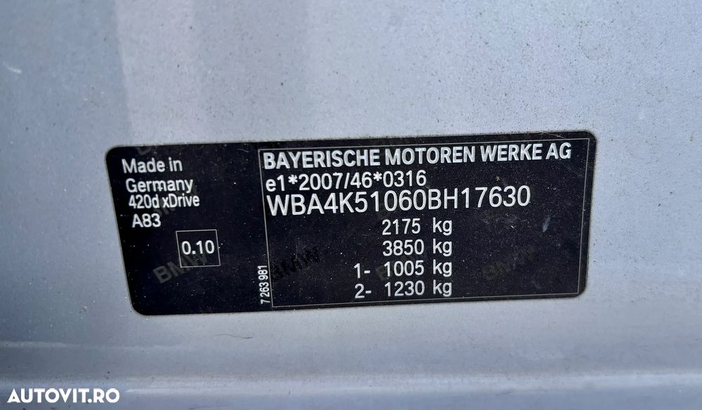 BMW Seria 4 420d xDrive Aut. M Sport - 2