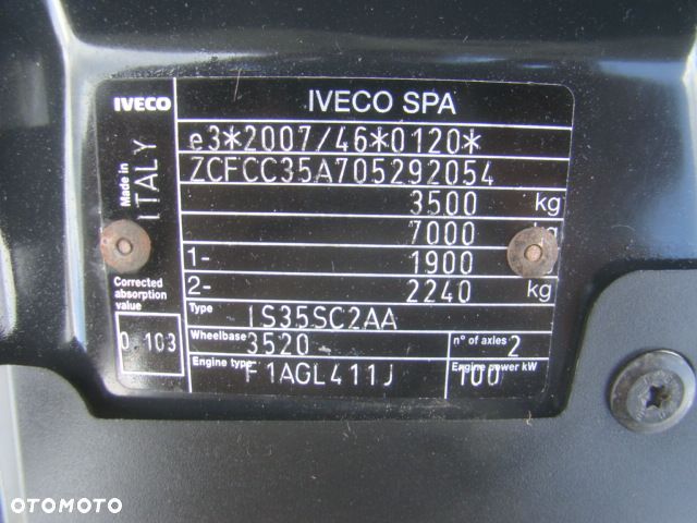 Iveco DAILY 35 S 14 2.3TDI L3 H2 KLIMATRONIC 100%PRZEBIEG POTWIERDZONY - 25