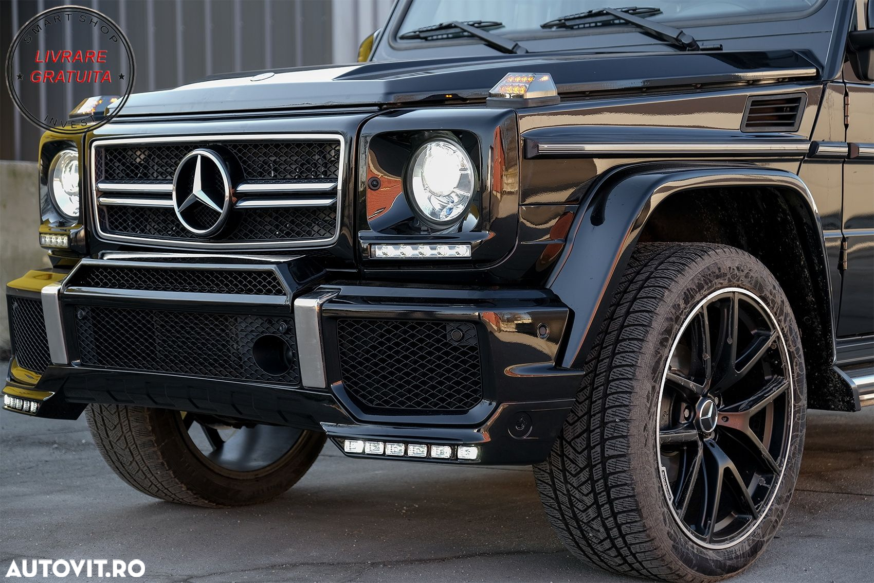 Prelungire Bara Fata DRL Mercedes G-Class W463 (1989-2017)- livrare gratuita - 10