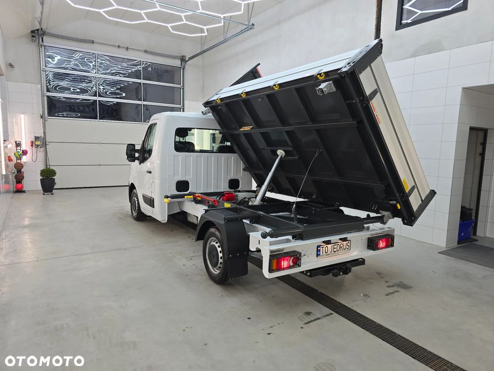 Renault MASTER 17Km WYWROTKA 3 STRONNA 1011Kg Ładowność SILNIK 2,3 AUTO NIE UŻYWANE NA GWARANCJI STAN NOWY NOWY NOWY SALON POLSKA TO SŁONIK BOGATE WYPOSAŻENIE HAK LEDY KLIMA TEMPOMAT - 14