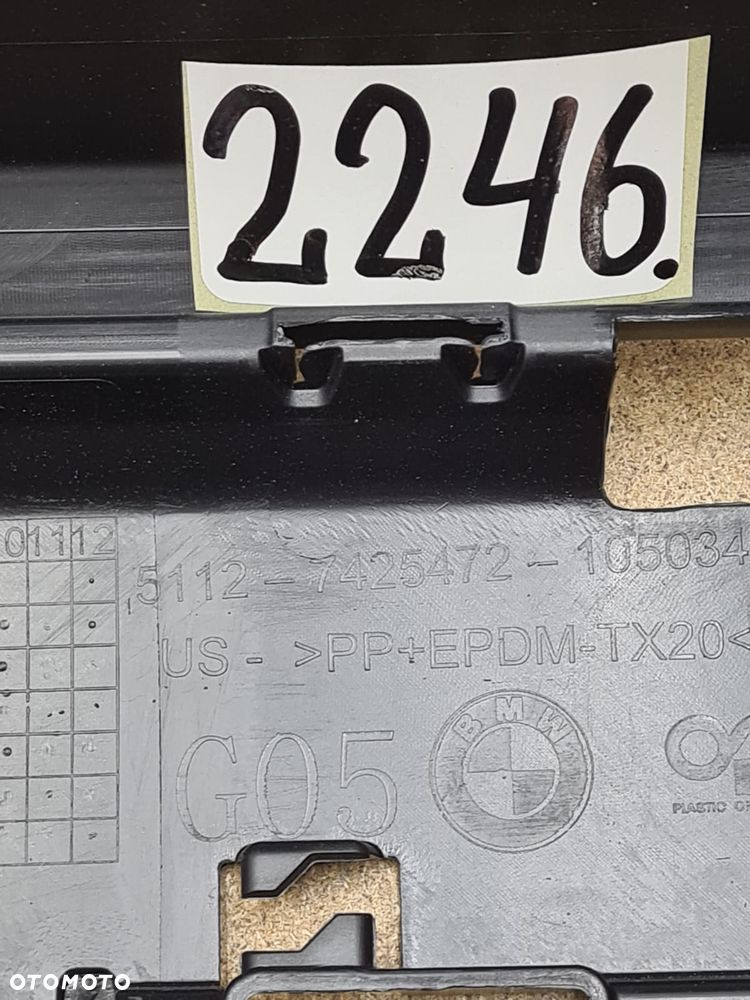 BMW X5 G05 5112-7425472 od18r 4xpdc dolna dokładka zderzaka tył tylna - 8