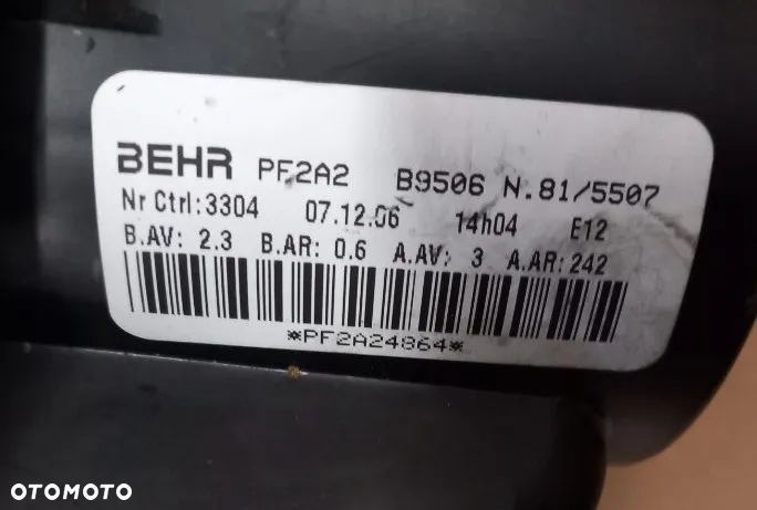 Peugeot 207 307 wentylator dmuchawy nawiewu - 5