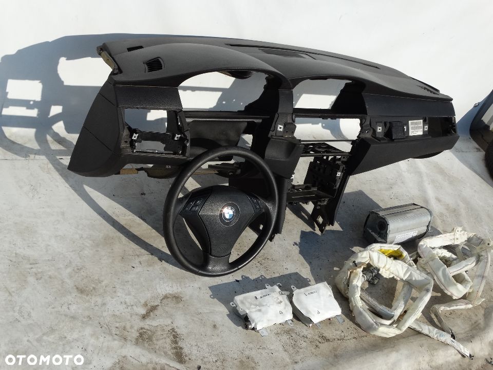 BMW E60 E61 Konsola Deska Airbag Napinacze Kurtyny PrzedLift - 4