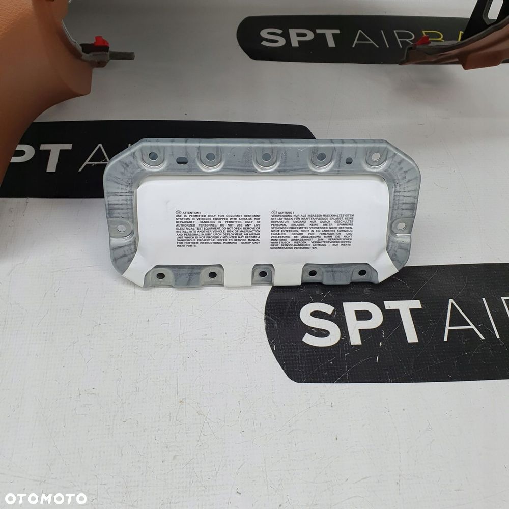 BMW F30 DESKA ROZDZIELCZA KONSOLA KOKPIT PULPIT PODUSZKI AIRBAG AIR BAG NAPINACZE KIT SET - 9