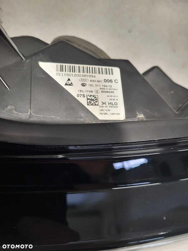 Audi A6 C7 SM XENON PRZÓD STRONA PRAWA 4G0941006C - 3