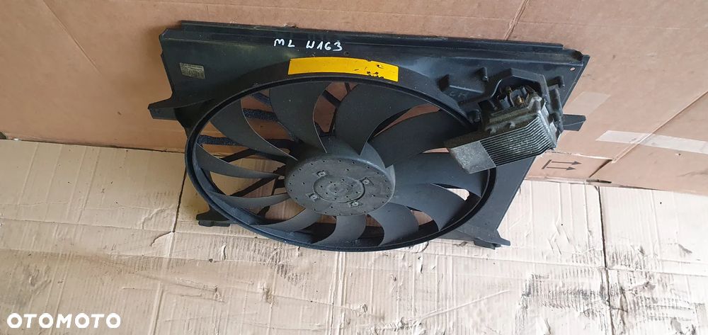 Wentylator chłodnicy wiatrak Mercedes ML W163 4.0 CDI A1635000293 - 2