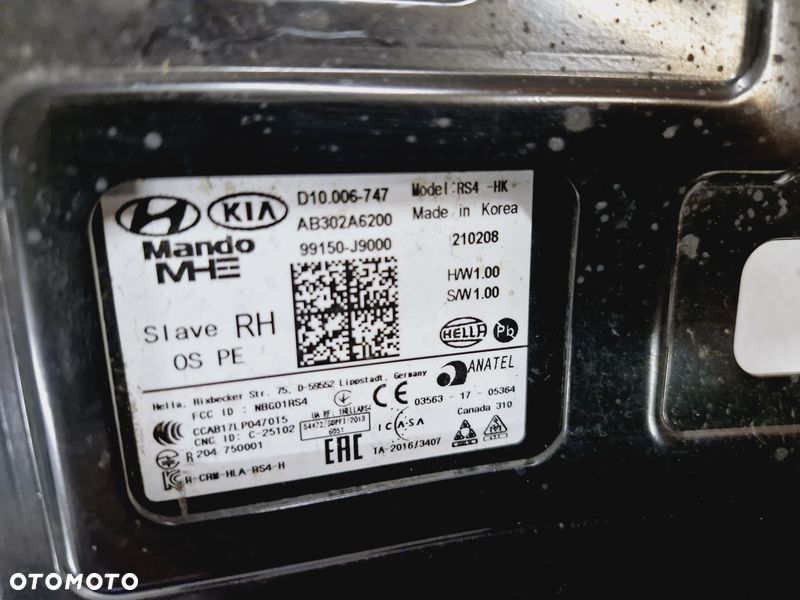 hyundai kona i 1 moduł radar martwego pola prawy tył 99150-j9000 - 4