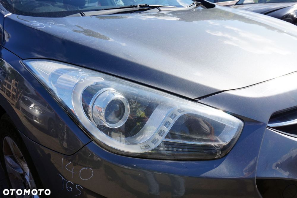 MASKA ZDERZAK BŁOTNIKI LAMPY I40 VF T6S  HYUNDAI 2011-2014 SZARY PRZÓD KOMPLETNY - 28