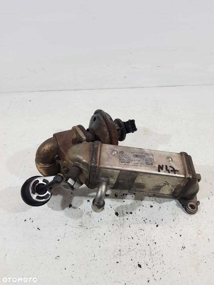 CHŁODNICZKA SPALIN EGR 7805717 BMW E90 E91 E87 X3 E83 2.0D N47 - 2