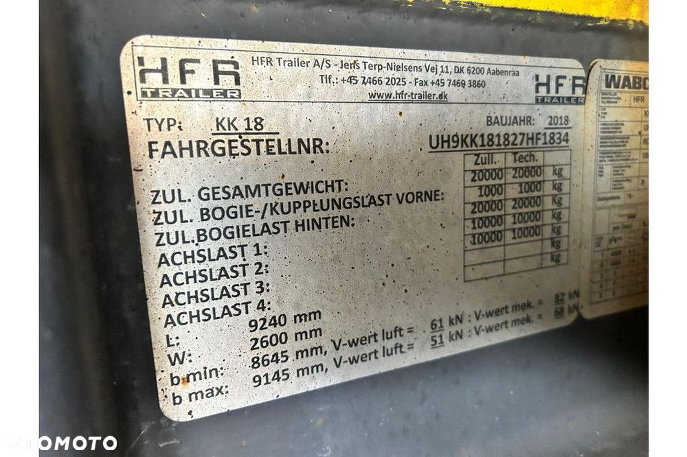 Scania P450 6X2*4 EURO6 + RETARDER + HFR KK18 TRAILER - 31