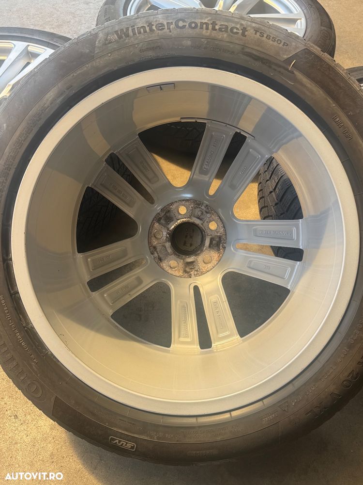 Vând jante aliaj Audi Q7 pe 20” cu anvelope de iarnă - 7