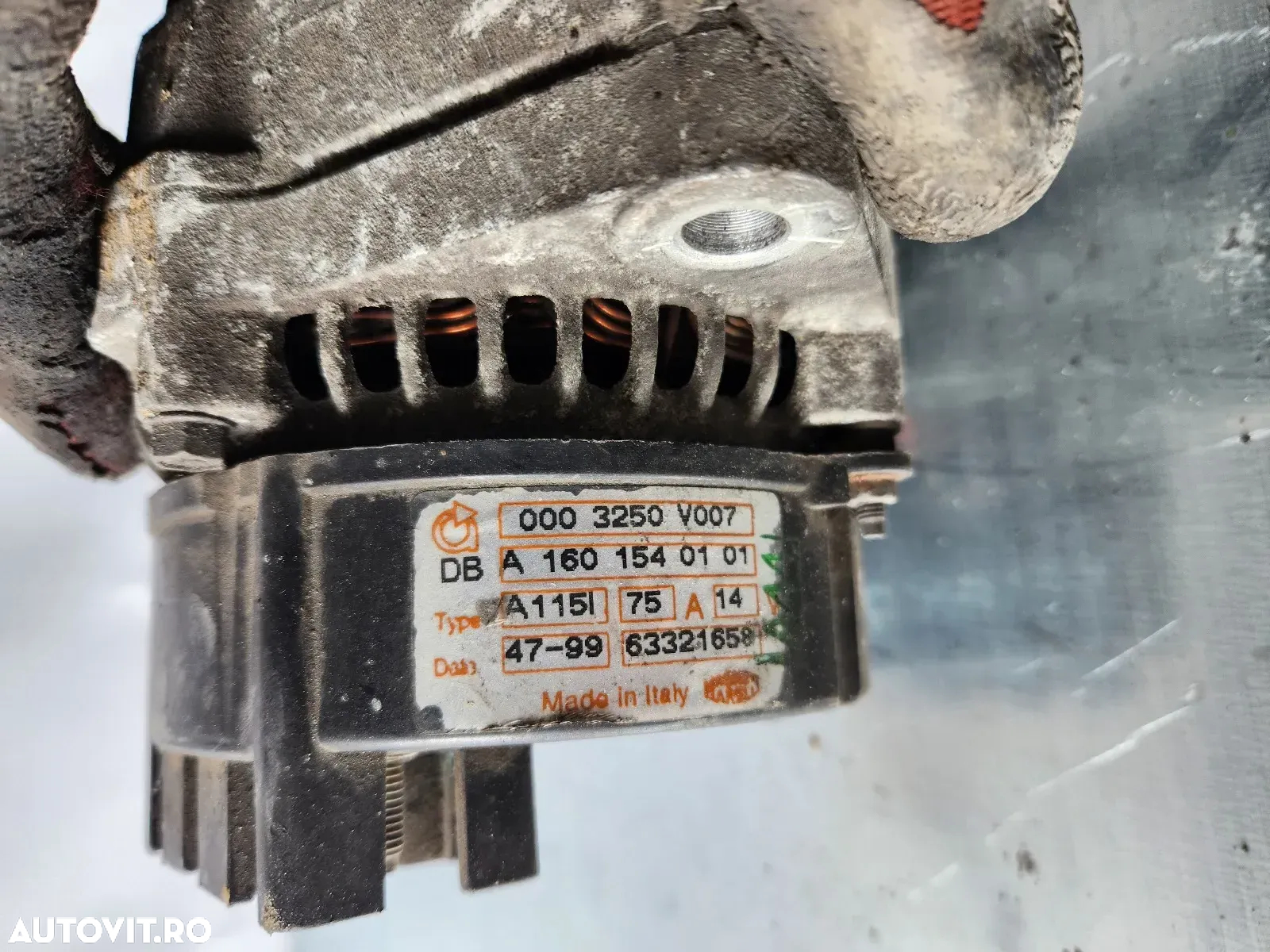 Alternator Smart Fortwo Benzina 75A Cod A Factura Si Garantie - 7
