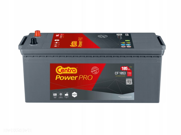 Akumulator Centra PowerPRO 12V 185Ah 1150A L+ CF1853 MOŻLIWY DOWÓZ MONTAŻ