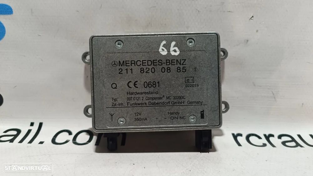 CENTRALINA MODULO ELETRONICO BLUETOOTH ANTENA MERCEDES BENZ CLASS CLK C209 W209 A2118200885 2118200885 CLASS ML W163 C W203 VITO MISTO W639 E W238 S W220 W221 E W210 W211 W212 W213 - 2