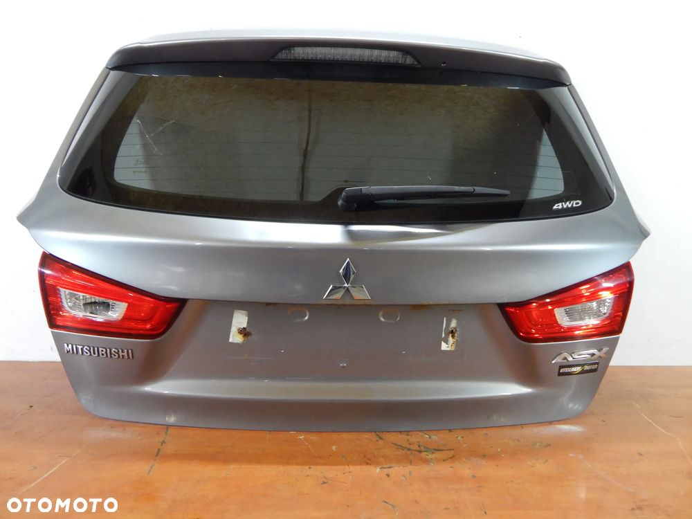 Klapa pokrywa bagażnika Mitsubishi ASX I 10-18 U17 szara Łuków części - 1