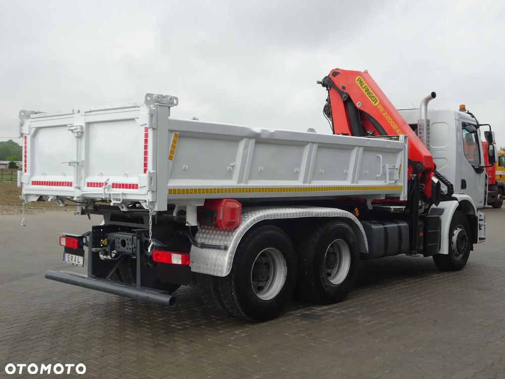Renault Premium  Wywrotka 6x4 Kipper Hydroburta  HDS Palfinger PK 22002 EH Pojazd Specjalny - 5