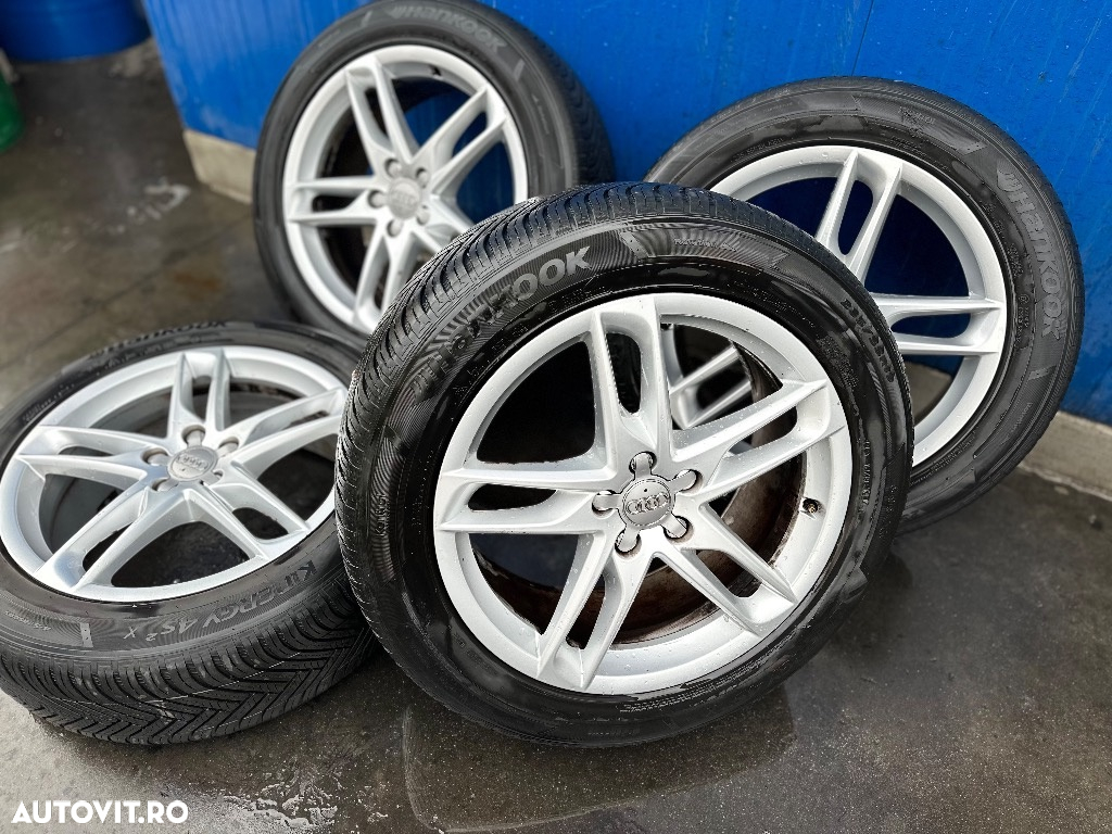 Jante roti anvelope AUDI Q5 facelift 235/55 R19 ALL SEASON vara+iarna 2008 2009 2010 2011 2012 8R0601025BN - 5