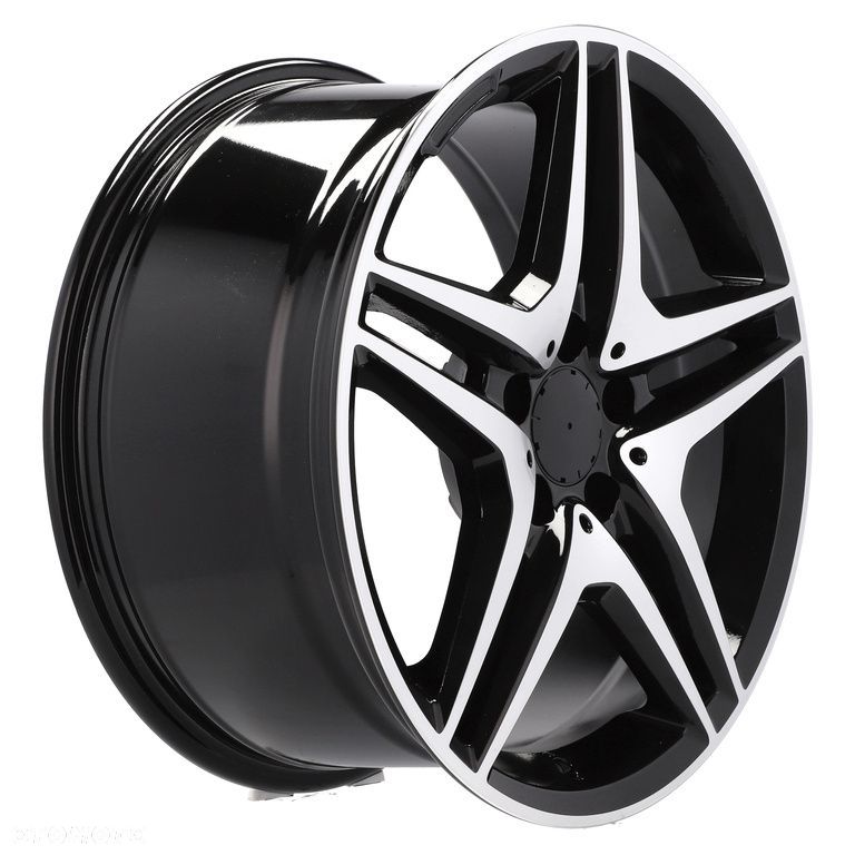 4x Felgi 17 5x112 m.in. do MERCEDES A W177 B W246 W247 C W204 W205 E W211 W212 W213 - BK443 - 7
