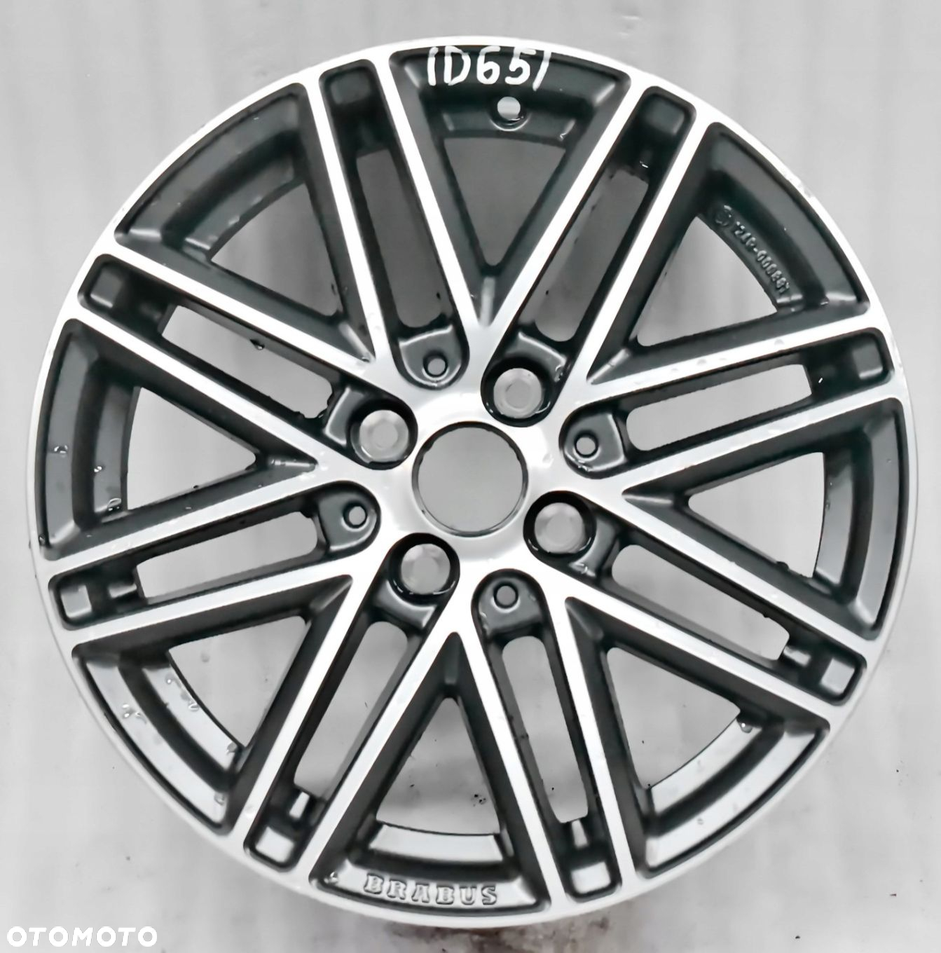 SMART FORFOUR FORTWO A453 6x16 ET44 4x100 BRABUS A4534011001 - 3