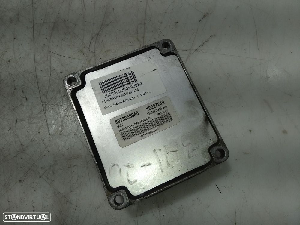 CENTRALINA MOTOR UCE OPEL MERIVA A LIMUSINA 2004 - 2