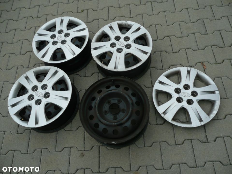 16” - felgi Oryginał: KIA / HYUNDAI - Sportage X-Ceed Sorento ProCeed Tucson i30 i40 ix35 ix55 -Stalowe 5x114,3 , r16 cali - fi-67 mm -- Koło ZAPASOWE Zapasówka dojazdowe - 8