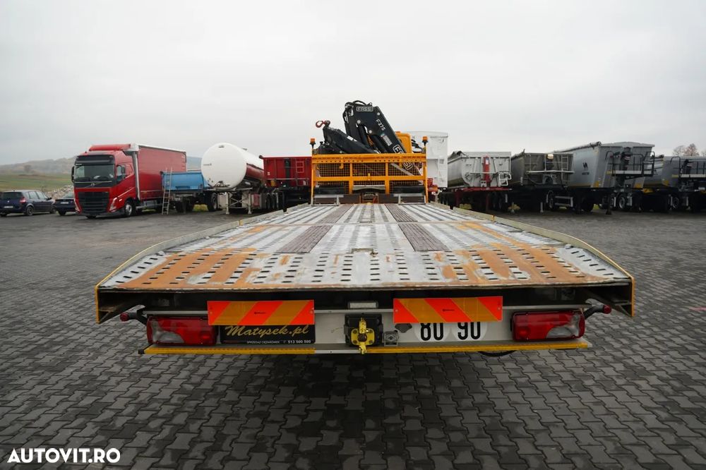 Iveco STRALIS 420 / 8x2 / PLATFORMĂ (CAMION DE RECUPERARE) - 8,85 M / MACARAUĂ FASSI F 275A / CAPACITATE MAXIMĂ DE RIDICARE: 9.200 KG / 2 PUNȚI RIDICABILE / PUNȚI VIRATOARE / TROLIU / TELECOMANDĂ - 22