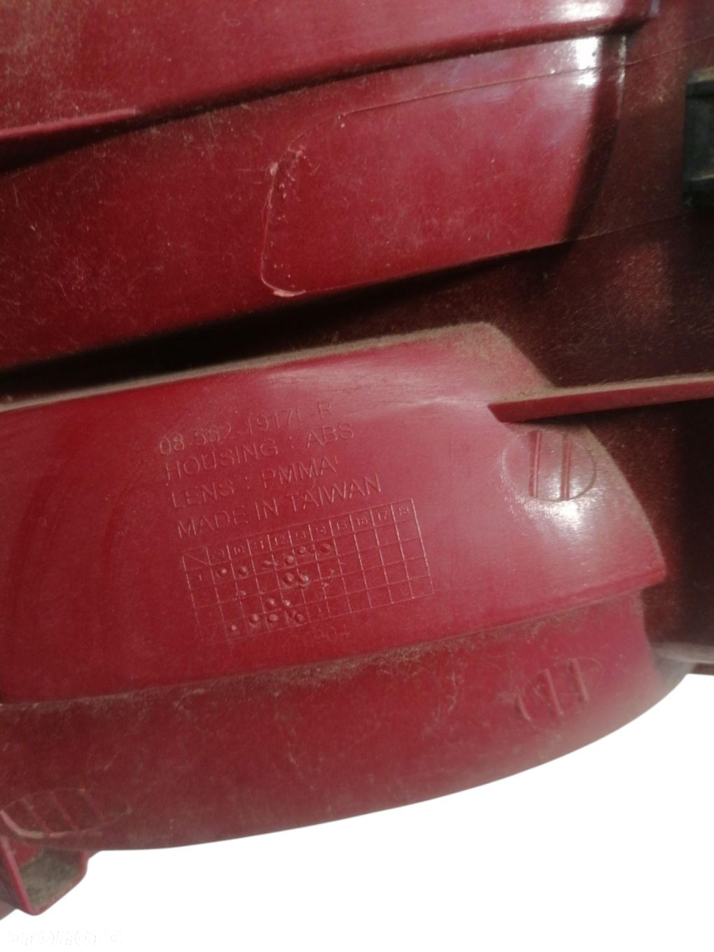 LAMPA LEWA TYLNA TYŁ CITROEN C2 - 3