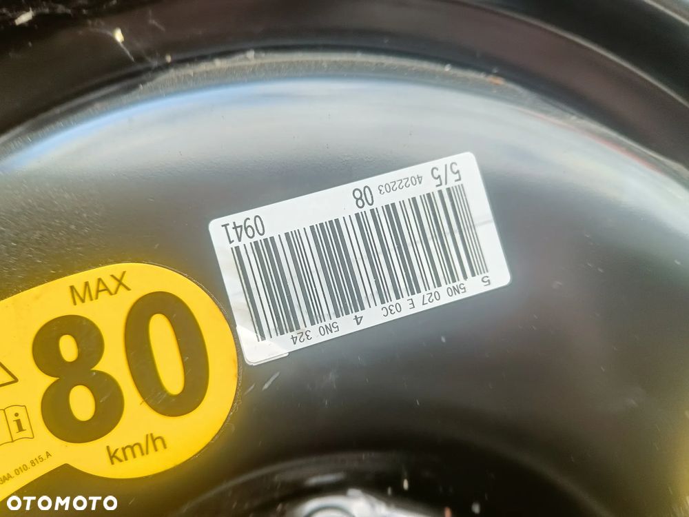 Koło zapasowe dojazdowe 18 VW Tiguan  Audi Q3 5N0601027E - 10