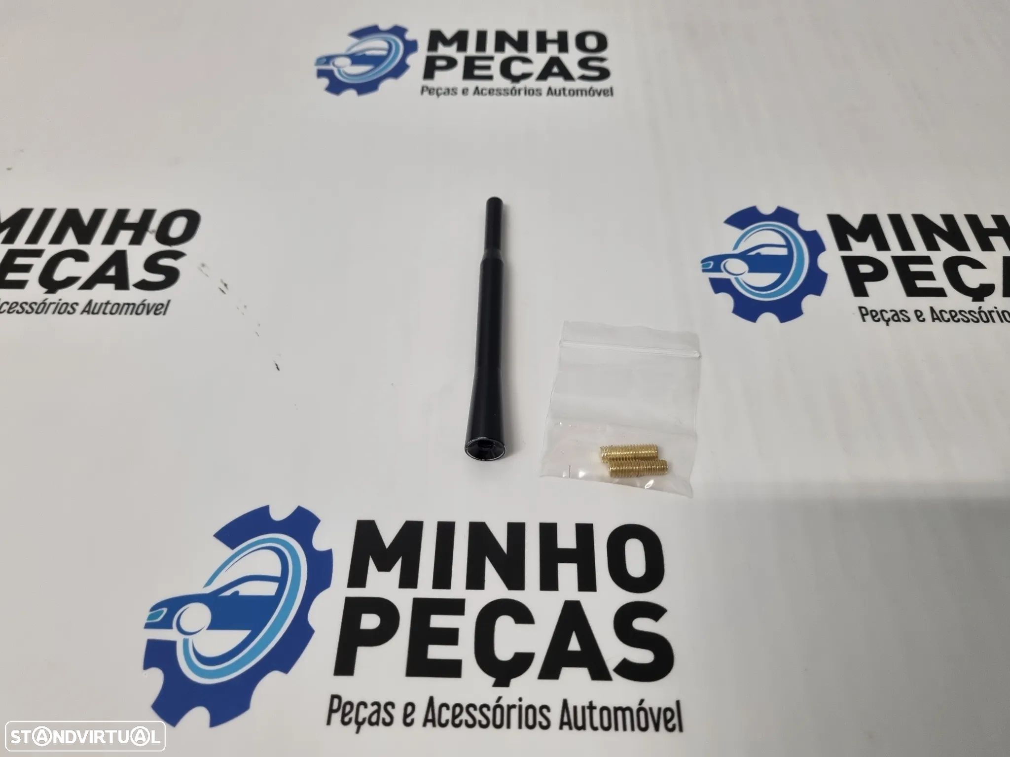 Antena Alumínio Preta 12.5cm - 1
