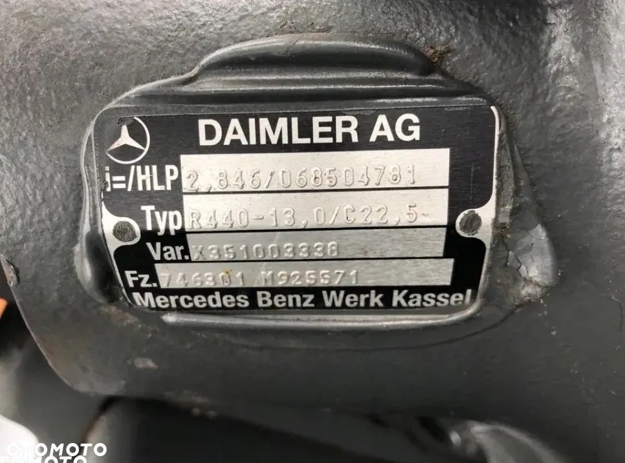 WKŁAD MOSTU R440-13 2,846 MERCEDES ACTROS MP4 * - 4