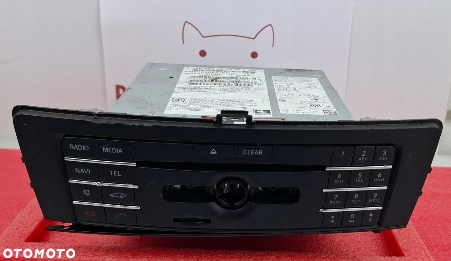 Mercedes-Benz W166 Radio Nawigacja Multimedia NR-218 High US A1669003922 - 1