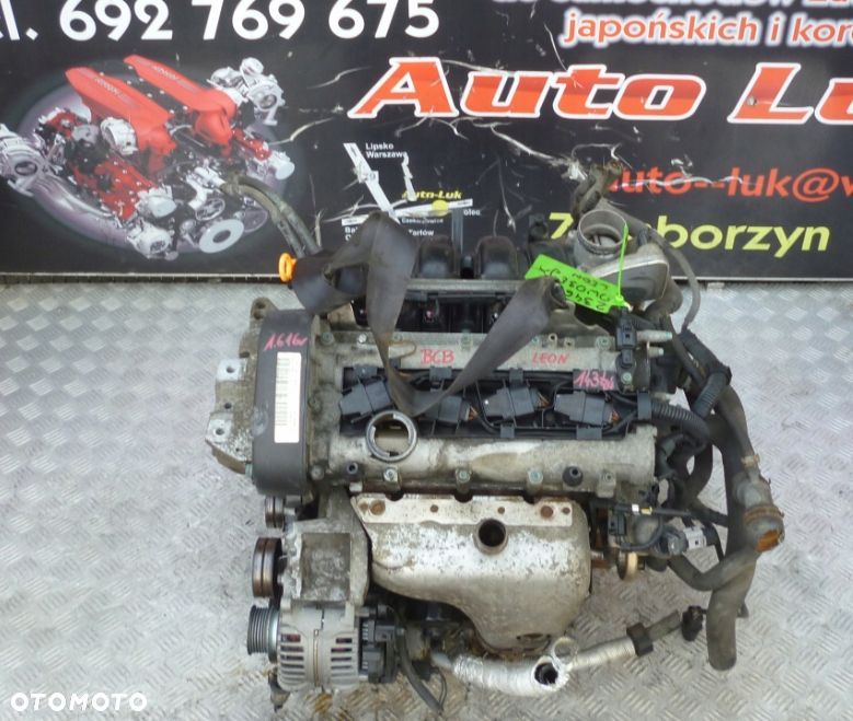 SILNIK VW GOLF LEON 1.6 16V BCB 143 TYS - 1