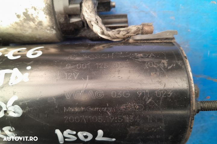 ELECTROMOTOR 2.0 BRE 6+1T 03G911023 MX1253 Audi A6 4F/C6 [2004 - 2008 - 2