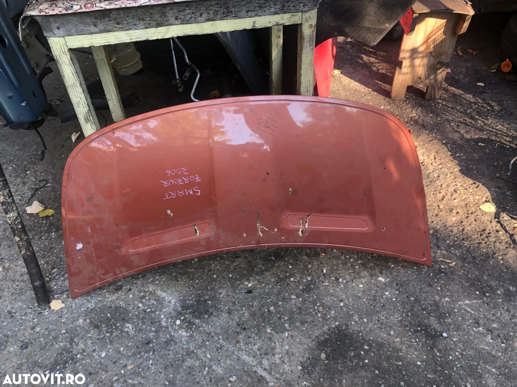 Capota fata motor Smart ForFour 2005 portocaliu maro - 6