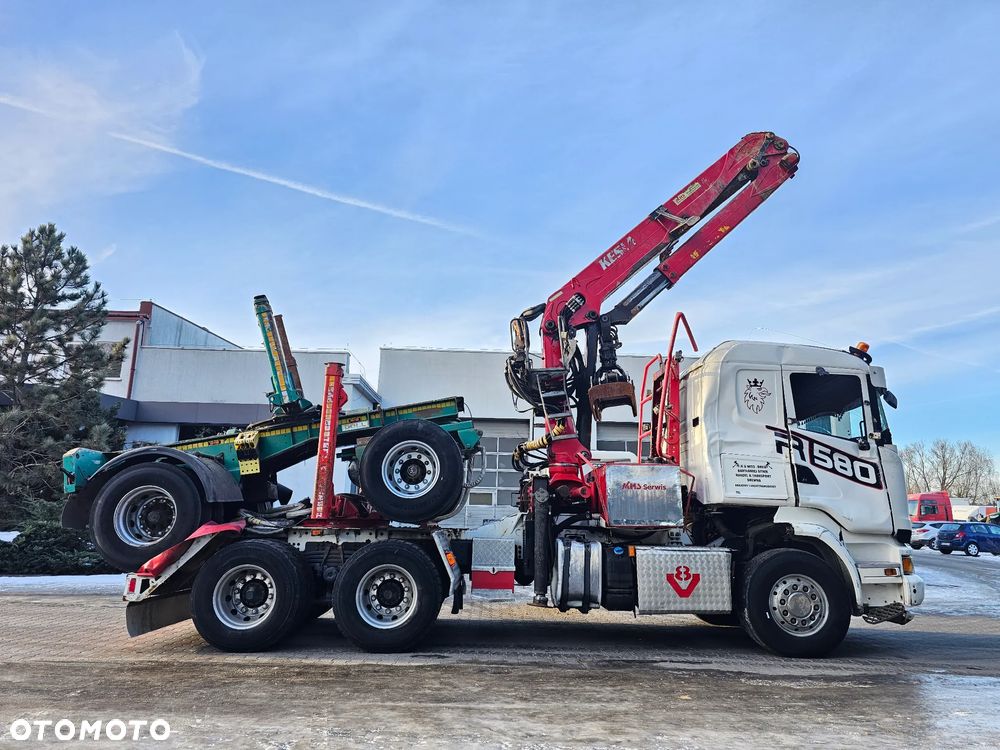 Scania R580 6x4 V8 + KESLA + WÓZEK DOLL CAŁY ZESTAW - 13