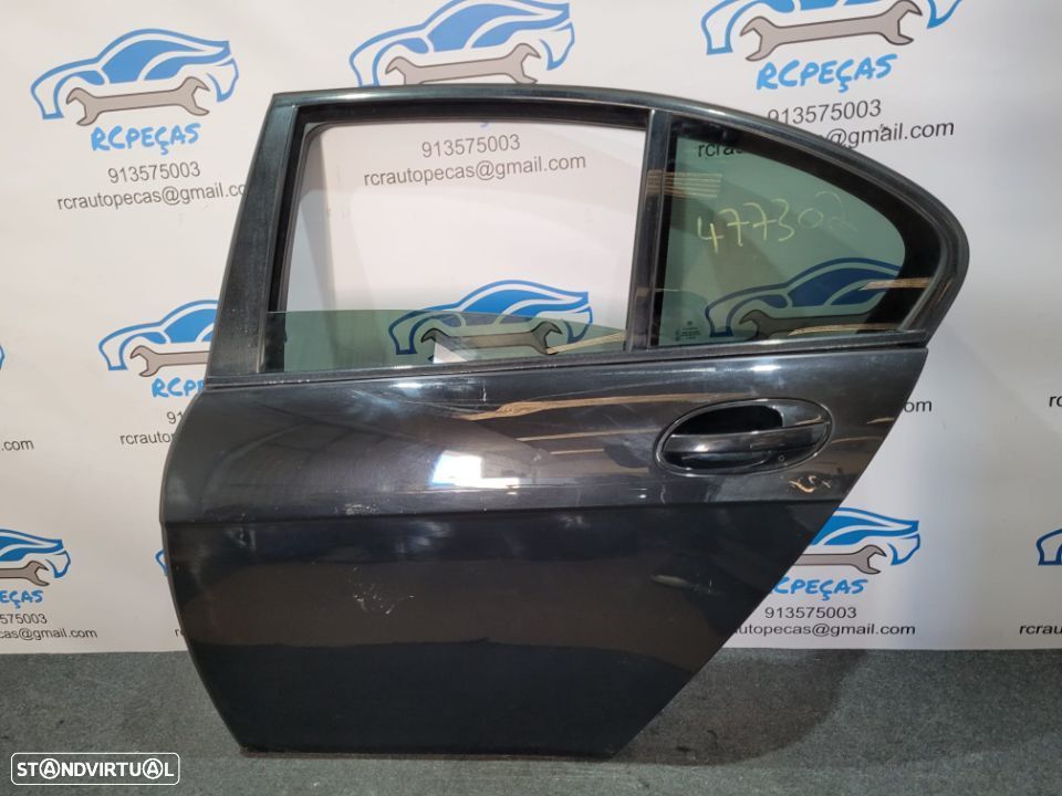 PORTA TRASEIRA TRÁS ESQUERDA BMW SERIE 7 E65 E67 FECHO ELEVADOR MOTOR PUXADOR VIDRO - 1