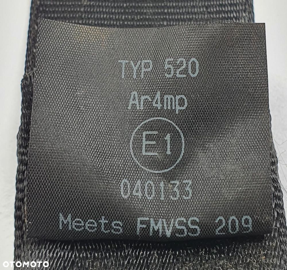 PAS BEZPIECZEŃSTWA PRAWY TYŁ TYLNY AUDI A4 B5 8D5857805 - 2