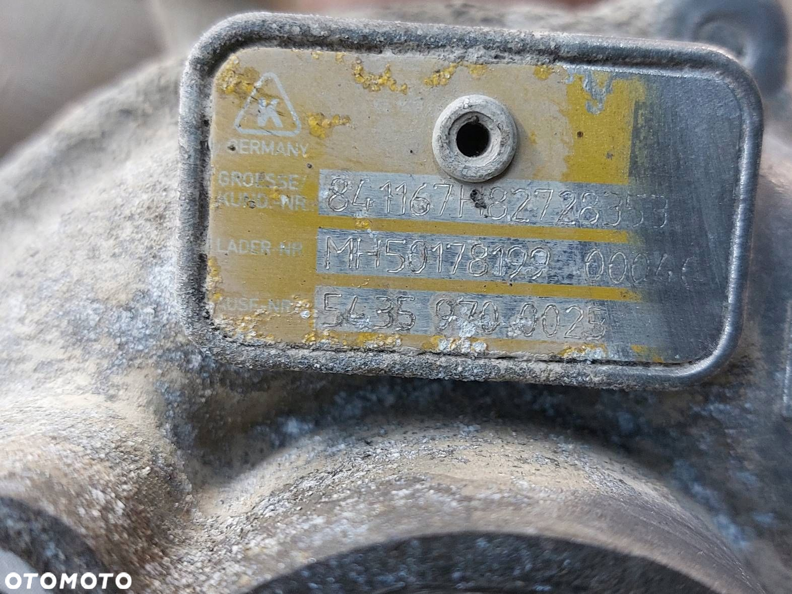 TURBOSPRĘŻARKA TURBINA  RENAULT KANGOO II 841167H 54359700025 - 4