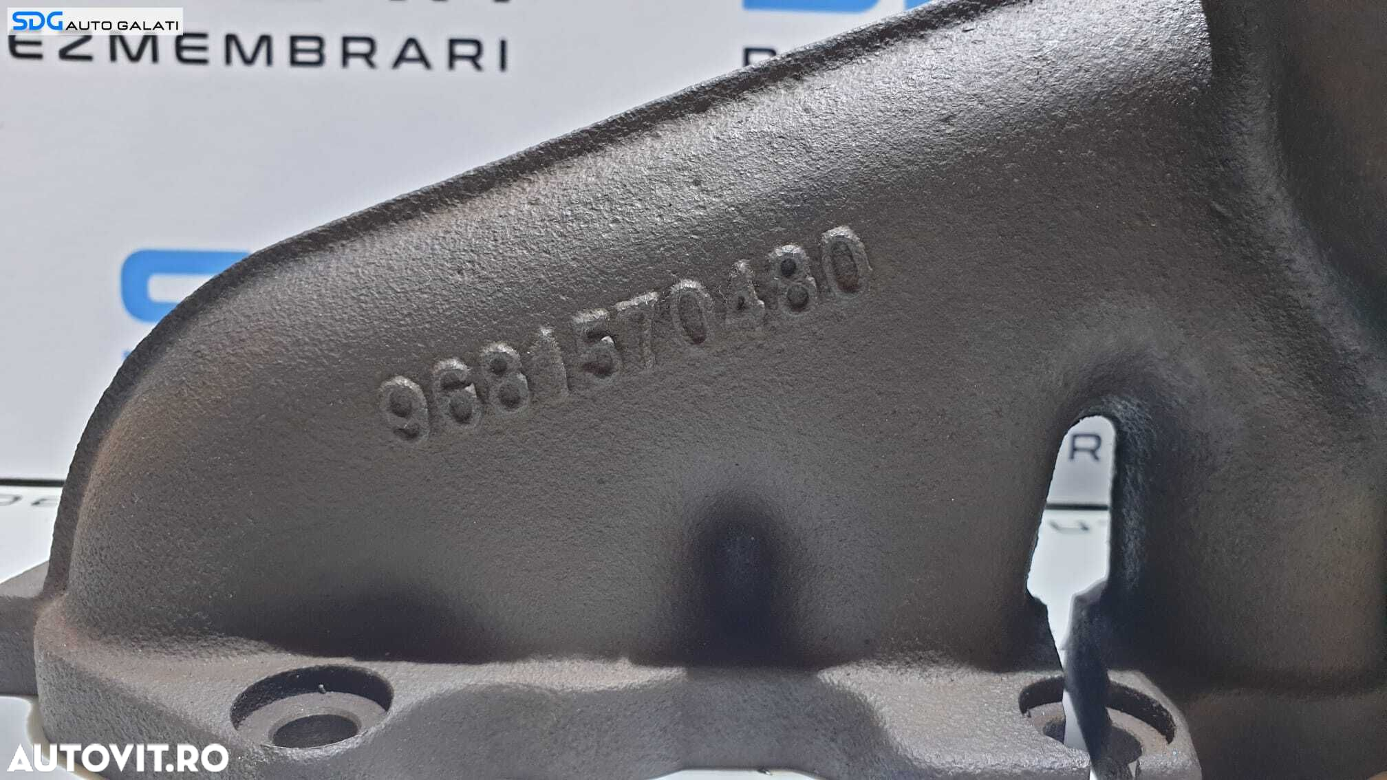 Galerie Evacuare Turbo Turbina Turbosuflanta Fiat Scudo 2.0 HDI 2007 - 2016 Cod 9681570480 - 3