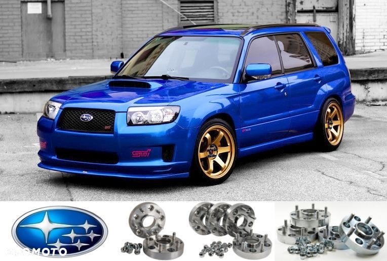 DYSTANSE ADAPTERY DO FELG Subaru Forester Impreza WRX Sti Outback 5x100 5x114,3 NOWE! FVAT! Wysyłamy - 2
