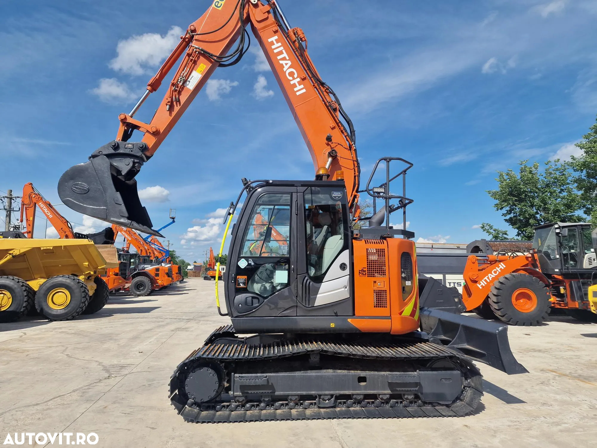 Hitachi ZX135-3.552h, 2020, LAMA NIVELARE, COMPACT in gabarit, CUPLA RAPIDA hidraulica, Int picon, Inst hidr rotire atasamente, Masa operationala 15,7t, ad sapare 6m, Ridica tevi 8,5t, camera spate si 2 laterale, consum 9l/h, sist antifurt, PROMOTIE 86900eur - 22