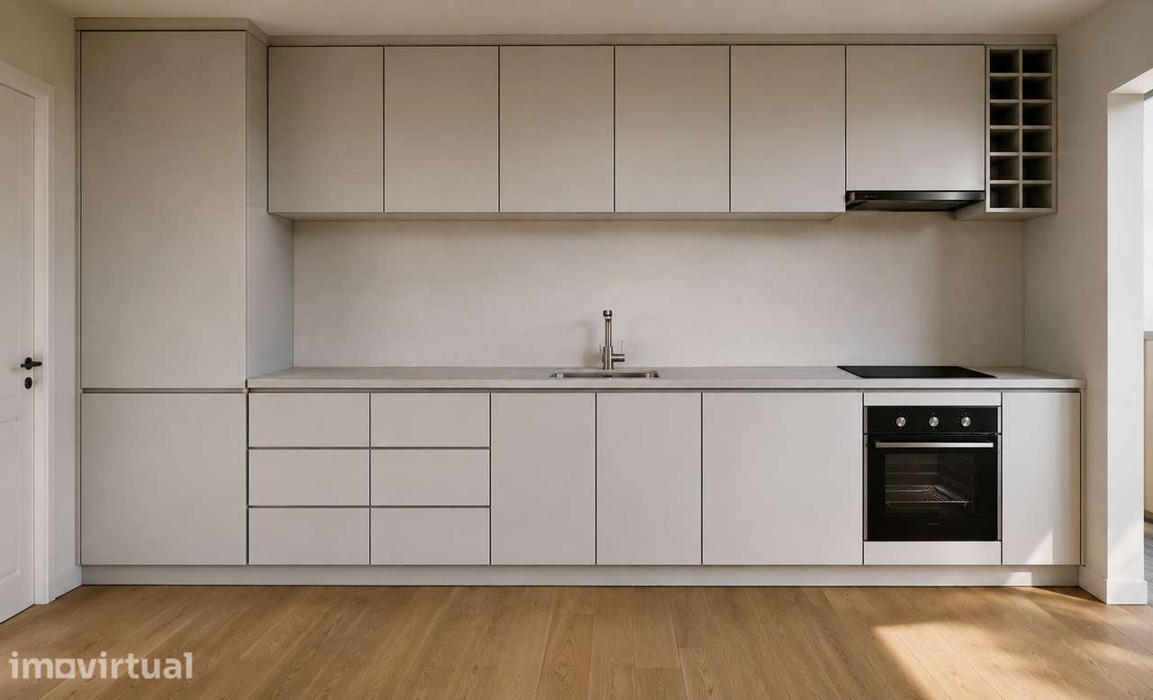 Moradia contemporânea nova em Alcoitão com duas suites (T2+1) - Grande imagem: 4/15