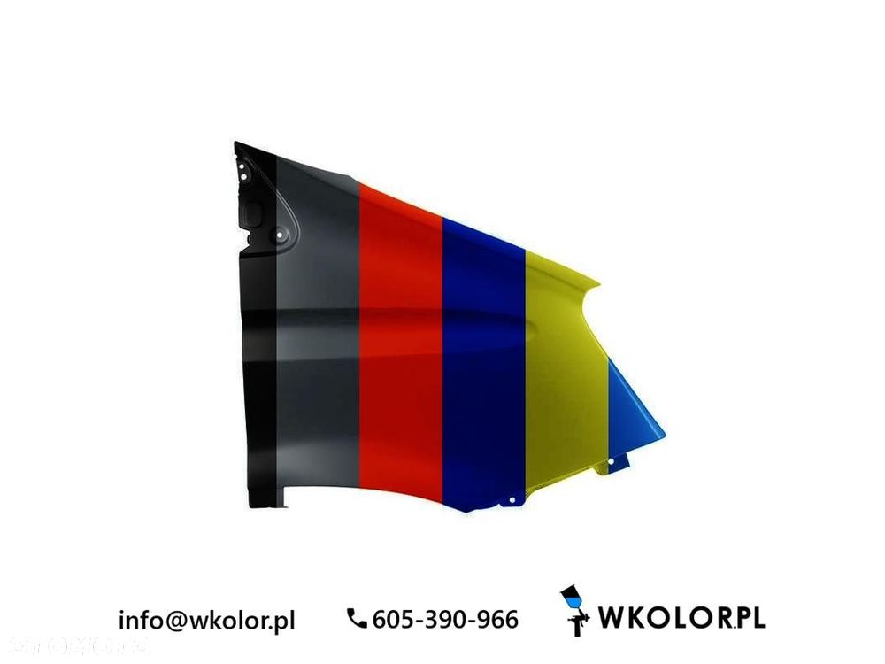 NOWY BŁOTNIK IVECO DAILY IV 2011-2014 LAKIEROWANY W KOLOR - 1