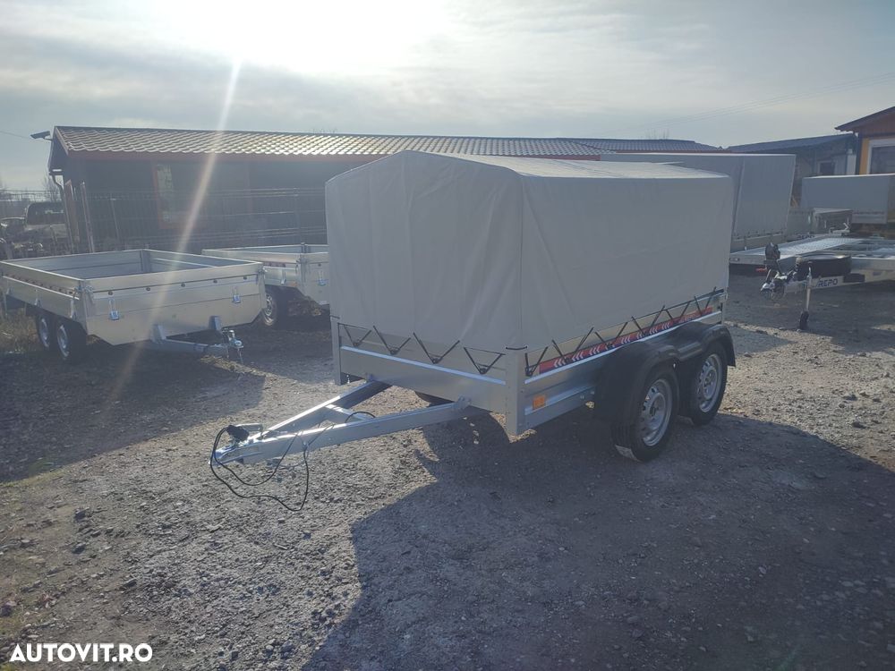 REPO Remorca 750kg 235x125 cm 2ax cu prelata - 3