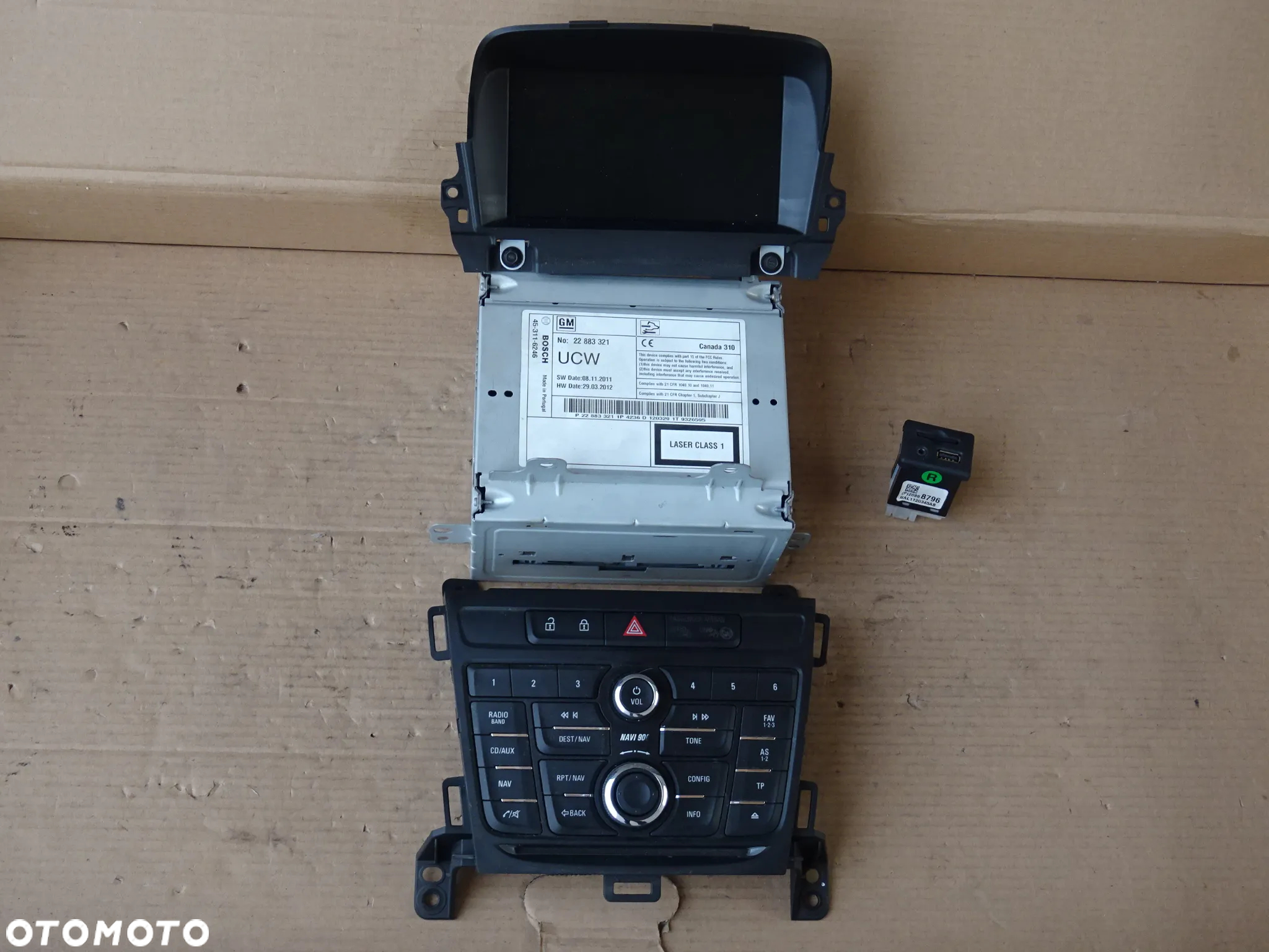 NAVI 900 OPEL ZAFIRA C TOURER ASTRA J INSIGNIA PANEL MONITOR JEDNOSTKA CZYTNIK KAMERA - 2