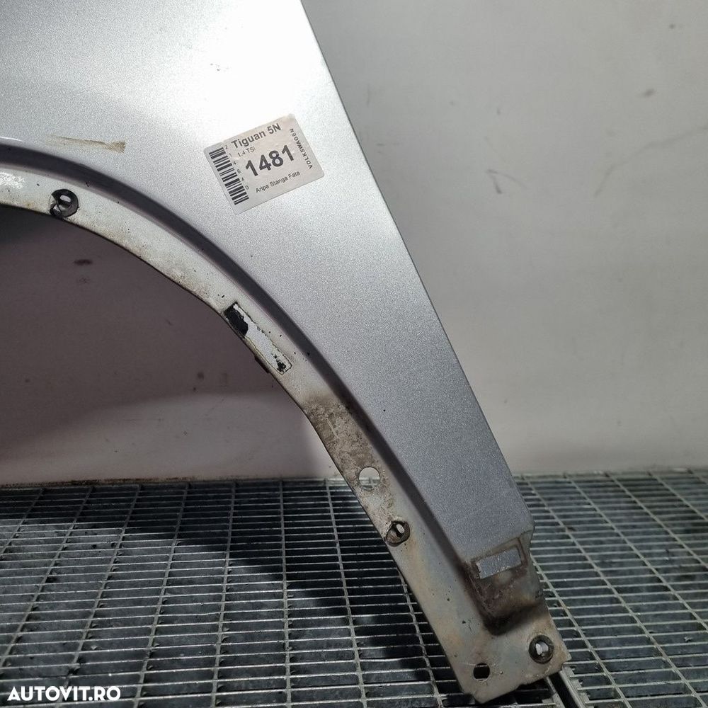 Aripa Stanga Fata Volkswagen Tiguan 5N 2007 - 2011 4 Usi SILVER (1481) - 2
