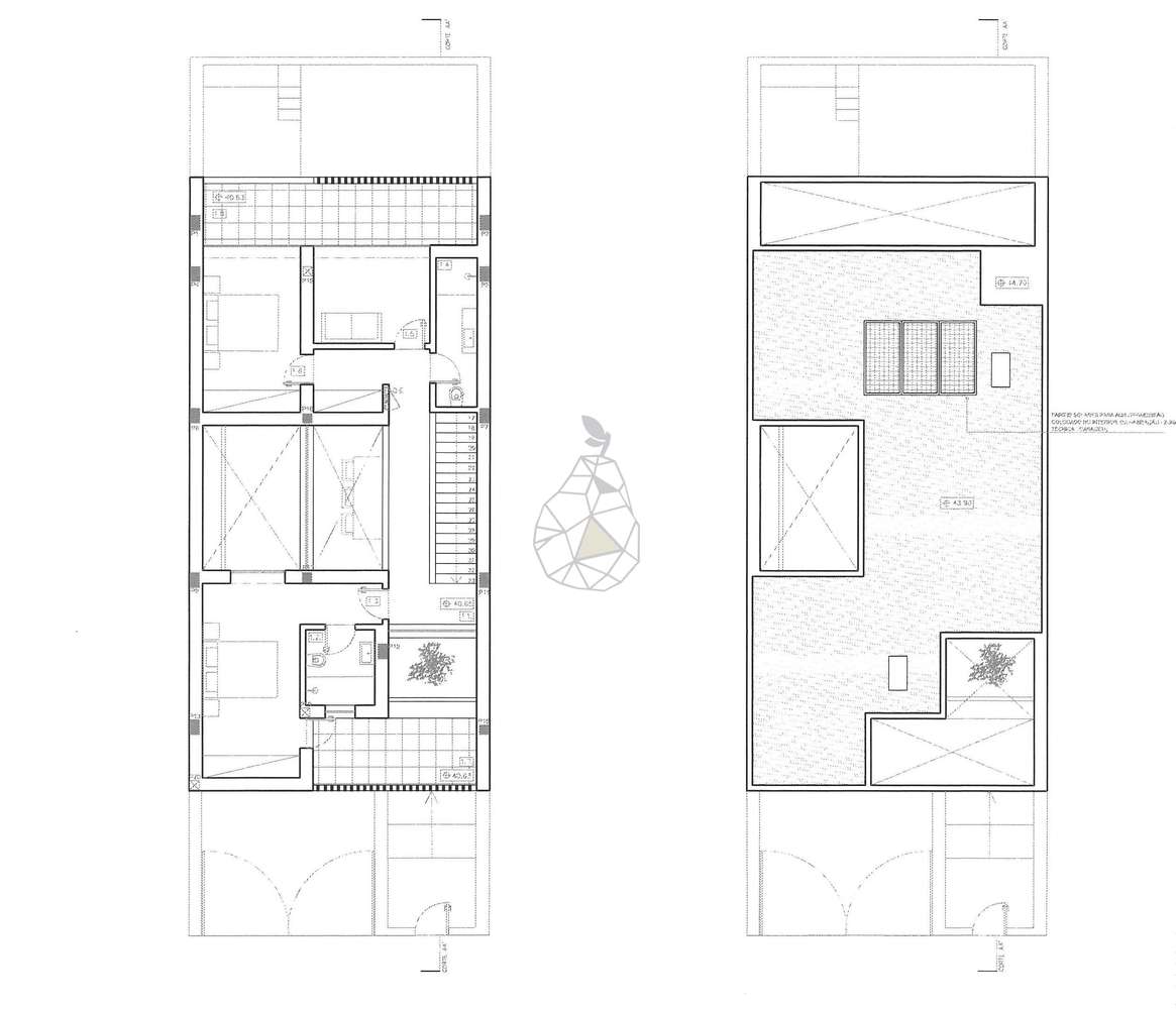 Moradia Contemporânea com 3 quartos e um escritório, em construção - Grande imagem: 4/29