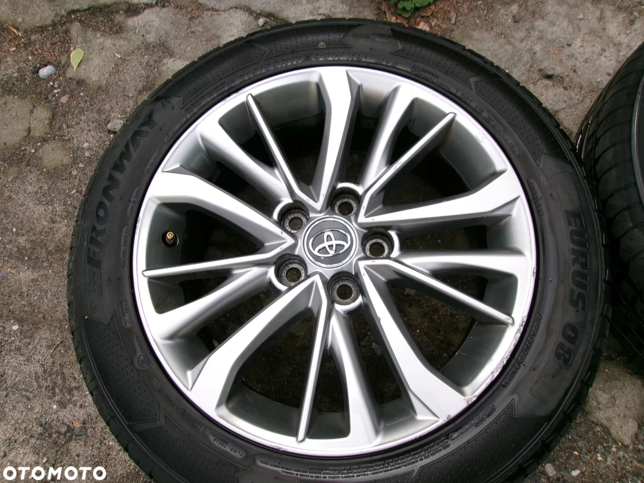 KOŁA FELGI ALU OPONY LATO  215/55/17 TOYOTA AVENSIS T27   VERSO  5X114,3 - 4