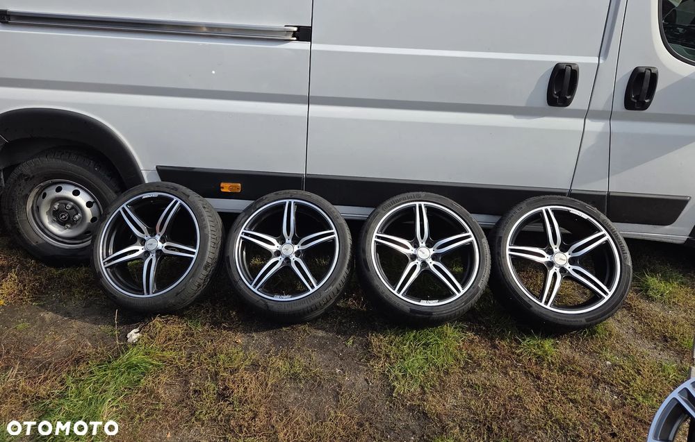 Koła letnie Felgi aluminiowe Motec MCT4-8519 19 Cali 8.5Jx19H2 5x112 ET 45 57,1 255/35R19 96Y Dot 4822 2022 Rok Continental ContiSportContact 5P - 2